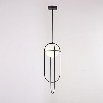 Подвесной светильник ASCENT 18*18*53 см, 1*E27*60W, ImperiumLoft 40.3241, Чёрный