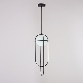 Подвесной светильник ASCENT 18*18*53 см, 1*E27*60W, ImperiumLoft 40.3241, Чёрный