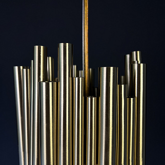 Подвесной светильник Brubeck Delightfull 18 18*18*40 см, 1*E14*40W, ImperiumLoft 40.824, Золотистый