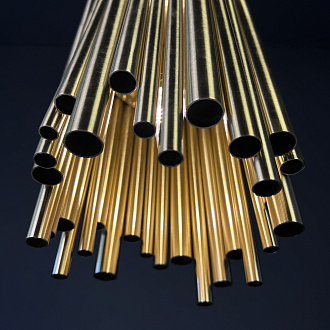 Подвесной светильник Brubeck Delightfull 18 18*18*40 см, 1*E14*40W, ImperiumLoft 40.824, Золотистый