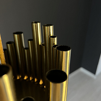 Подвесной светильник Brubeck Delightfull 18 18*18*40 см, 1*E14*40W, ImperiumLoft 40.824, Золотистый