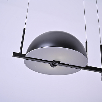 Подвесной светильник Trapeze Triplette by oblure 150*35*37 см, 6*E27*60W, ImperiumLoft 40.962, Чёрный