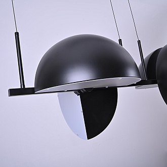Подвесной светильник Trapeze Triplette by oblure 150*35*37 см, 6*E27*60W, ImperiumLoft 40.962, Чёрный