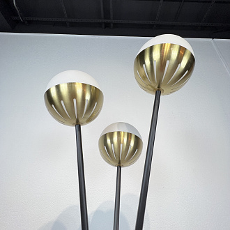 Торшер Caracas Tripod Floor Lamp 50*50*165 см, 3*E27*60W, ImperiumLoft 41.081-0, Чёрный, Латунь