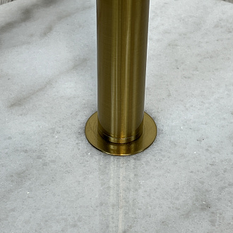 Торшер Geneva Glass Floor Lamp Triple 28*28*163 см, 3*E27*60W, ImperiumLoft 41.114-0, Белый, Латунь