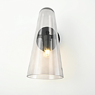 Бра Доми Sconce Smoky 13*13*26 см, 1*G9*40W, ImperiumLoft 44.1074-0, Чёрный