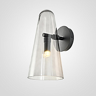 Бра Доми Sconce Smoky 13*13*26 см, 1*G9*40W, ImperiumLoft 44.1074-0, Чёрный