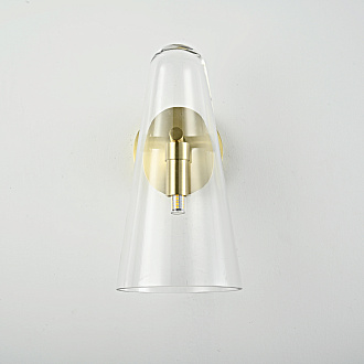 Бра Доми Sconce Transparent 22*19*19 см, 1*G9*40W, ImperiumLoft 44.1075-0, Золотистый