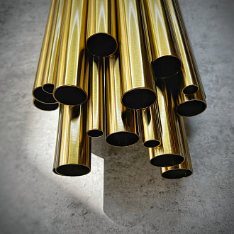 Бра Brubeck Delightfull 18*18*55 см, 2*E14*40W, ImperiumLoft 44.117, Золотистый