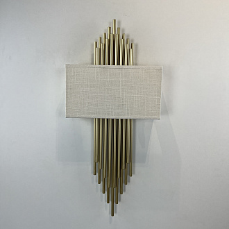 Бра Sohne CG 90-0009 FIORE White H65 W29 29*29*65 см, 2*E14*40W, 3000K, ImperiumLoft 44.27, Золотистый