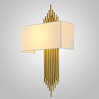 Бра Sohne CG 90-0009 FIORE White H65 W29 29*29*65 см, 2*E14*40W, 3000K, ImperiumLoft 44.27, Золотистый