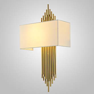 Бра Sohne CG 90-0009 FIORE White H65 W29 29*29*65 см, 2*E14*40W, 3000K, ImperiumLoft 44.27, Золотистый