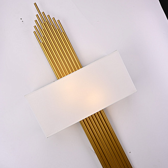 Бра Sohne CG 90-0009 FIORE White H120 W43 40*40*120 см, 2*E14*40W, 3000K, ImperiumLoft 44.27, Золотистый