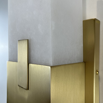 Бра Covet Short Clip Bath Sconce 18*12*35 см, 1*E27*60W, ImperiumLoft 44.297, Латунь