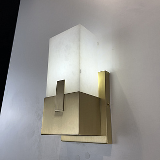 Бра Covet Short Clip Bath Sconce 18*12*35 см, 1*E27*60W, ImperiumLoft 44.297, Латунь
