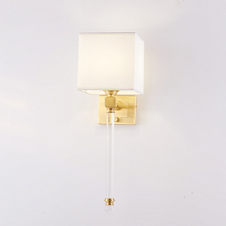 Бра Regina Andrew Crystal Sconce Brass 17,7*15,4*59 см, 1*E14*40W, ImperiumLoft 149048-22, Латунь, Прозрачный
