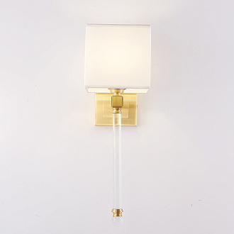 Бра Regina Andrew Crystal Sconce Brass 17,7*15,4*59 см, 1*E14*40W, ImperiumLoft 149048-22, Латунь, Прозрачный