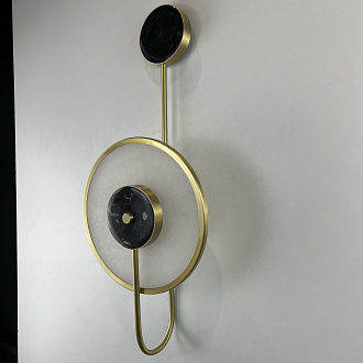 Бра-бра из мрамора LOREO A *25*46 см, 1*LED*5W, ImperiumLoft 149474-22, Латунь