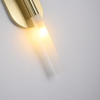 Бра Rousseau Medium Vanity honey gold 7*10*55,8 см, 2*G9*40W, ImperiumLoft 190587-22, Золотистый