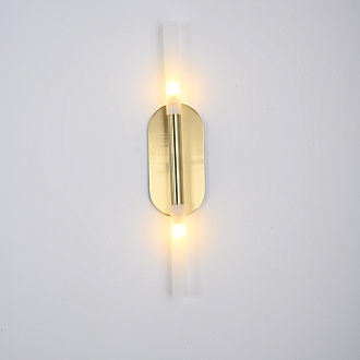 Бра Rousseau Medium Vanity honey gold 7*10*55,8 см, 2*G9*40W, ImperiumLoft 190587-22, Золотистый