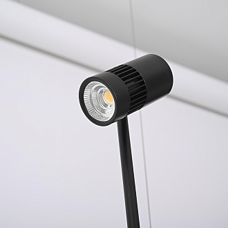 Реечный подвесной светильник PALMA Wall lamp 2 шара + 1 вазон горизонтальная 150*48*47 см, 3*LED*10, 2W, 3000, 4000, 5000K, ImperiumLoft 22.93726, Серый