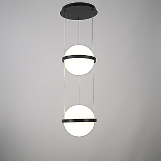 Подвесной светильник PALMA Wall lamp 2 шара 20*20*250 см, 2*G9*40W, ImperiumLoft 22.93727, Серый