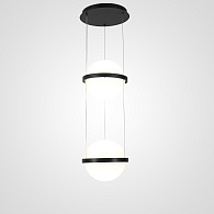Подвесной светильник PALMA Wall lamp 2 шара 20*20*250 см, 2*G9*40W, ImperiumLoft 22.93727, Серый