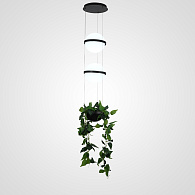 Подвесной светильник PALMA Wall lamp 2 шара + 1 вазон 22*22*300 см, 2*LED*9W, 3000, 4000, 6000K, ImperiumLoft 22.93727, Серый