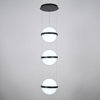 Подвесной светильник PALMA Wall lamp 3 шара 22*22*325 см, 3*LED*9W, 3000, 4000, 6000K, ImperiumLoft 22.93727, Серый