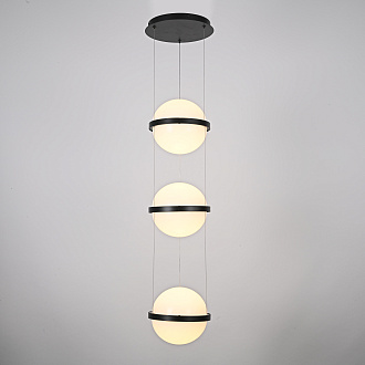 Подвесной светильник PALMA Wall lamp 3 шара 22*22*325 см, 3*LED*9W, 3000, 4000, 6000K, ImperiumLoft 22.93727, Серый