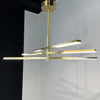 Люстра на штанге ORTON на 3 D96 Gold 16*23*23 см, 6*LED*6W, ImperiumLoft 241024-26, Золотистый