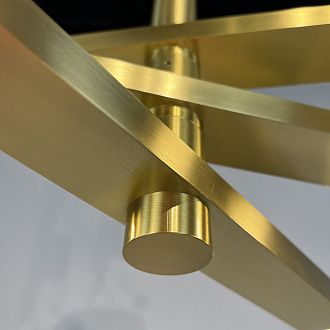 Люстра на штанге ORTON на 3 D96 Gold 16*23*23 см, 6*LED*6W, ImperiumLoft 241024-26, Золотистый
