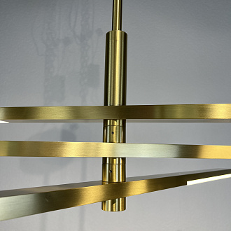 Люстра на штанге ORTON на 3 D96 Gold 16*23*23 см, 6*LED*6W, ImperiumLoft 241024-26, Золотистый