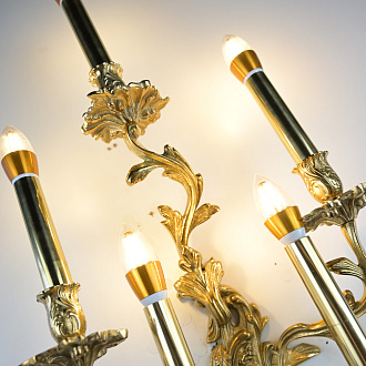 Бра Marcello Bad 85*40*40 см, 5*E14*40W, ImperiumLoft 255546-01, Золотистый