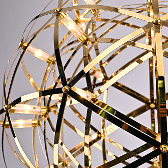 Люстра Mi Raimond Lamp D40 Gold 41*41*41 см, 42*LED*3W, ImperiumLoft 256143-22, Хром