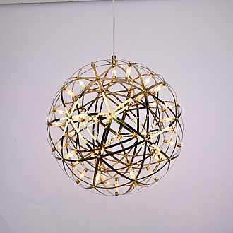 Люстра Mi Raimond Lamp D40 Gold 41*41*41 см, 42*LED*3W, ImperiumLoft 256143-22, Хром