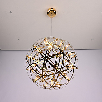 Люстра Mi Raimond Lamp D40 Gold 41*41*41 см, 42*LED*3W, ImperiumLoft 256143-22, Хром