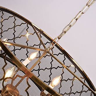 Подвесная люстра Romeo Five Light Pendant Lamp design by Cyan Design 63*63*39 см, 5*E14*40W, ImperiumLoft 40.1036, Латунь