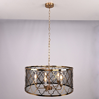 Подвесная люстра Romeo Five Light Pendant Lamp design by Cyan Design 63*63*39 см, 5*E14*40W, ImperiumLoft 40.1036, Латунь