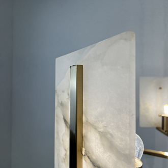 Люстра Marble square Chandelier 78*78*46 см, 6*E27*60W, ImperiumLoft 40.1233, Латунь