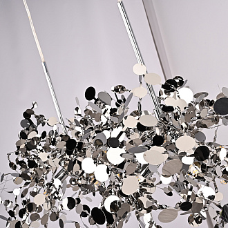 Подвесной светильник Tezani Argent Suspension Linear 80*40*40 см, 6*G9*40W, ImperiumLoft 40.1444, Хром