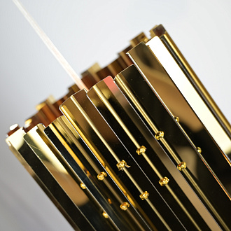 Подвесной светильник Tom Kirk Facet Pendant Gold 21*21*21 см, 1*E27*60W, ImperiumLoft 40.1457, Золотистый