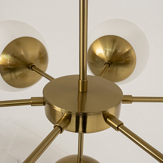 Подвесной светильник Copper Light Chandelier 7 80*80*48 см, 7*E14*40W, ImperiumLoft 40.1492, Золотистый