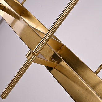 Люстра на штанге TORCHE DE VERRE Linear Chandelier 12 139*45*50 см, 12*G9*40W, ImperiumLoft 40.1548, Латунь