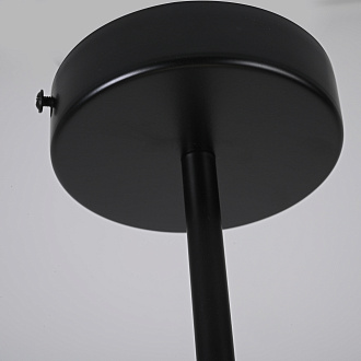 Подвесной светильник RH ROUND Linen Shade Pendant 50*50*25 см, 3*E27*60W, ImperiumLoft 40.1557, Коричневый