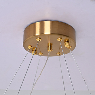 Подвесная люстра Saturno Not Baroncelli Suspension D120 120*120*120 см, 1*LED*50W, ImperiumLoft 40.1643-0, Золотистый