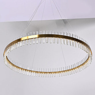 Подвесная люстра Saturno Not Baroncelli Suspension D120 120*120*120 см, 1*LED*50W, ImperiumLoft 40.1643-0, Золотистый