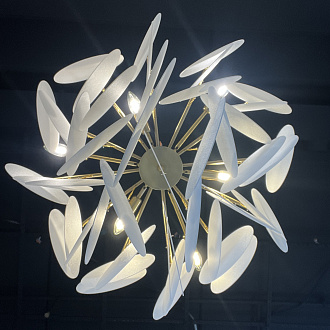 Потолочная люстра Nimbus D80 80*80*72 см, 7*E14*40W, ImperiumLoft 40.1883, Латунь