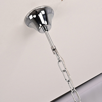 Подвесная люстра Odeon Chandelier Glass Clear 30*30*69 см, 3*E14*40W, ImperiumLoft 40.1929-2, Хром
