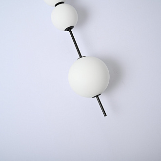 Подвесной светильник White beads Pendant B D40 40*40*160 см, 3*LED*10W, 3000K, ImperiumLoft 40.2133-0, Чёрный